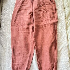 Lou & Grey Terracotta Linen Pants